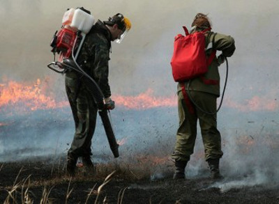 В Хакасию поступило новое оборудование для тушения лесных пожаров